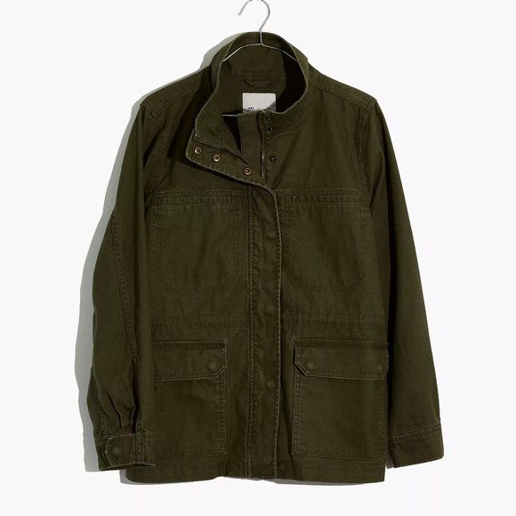 [NWT] Madewell Military Jacket in Olive - Picture 5 of 5